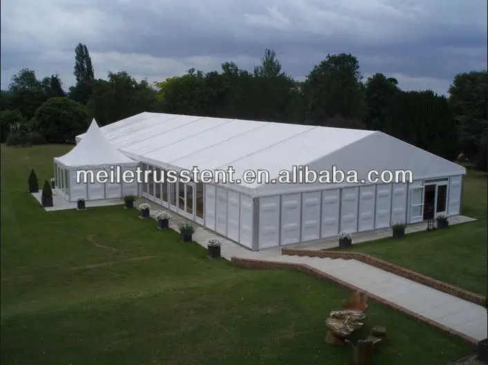 insulated aluminium roof tent with ABS solid wall clear tent luxury glass tents for events