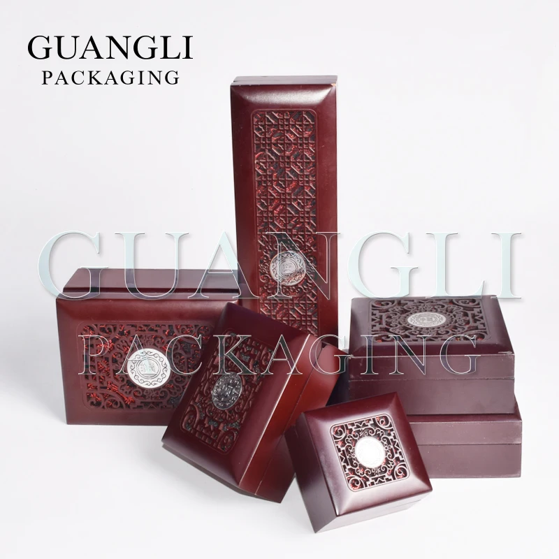 Wholesales Handmade Luxury Gift Jewellery Storage Boxes Organizer Lacquer Packaging Wooden Jewelry Box