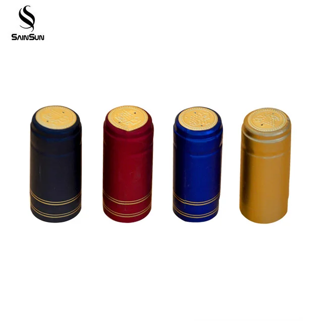 
Pvc Pet Heat Shrink Wrap Whisky Adhesive Plastic Aluminum Cap Seal Label For Glass Bottles 
