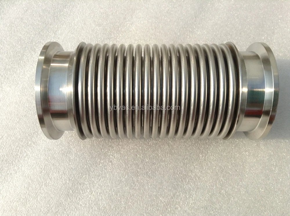 Металлические Сильфоны шланг KF40 * 500 мм изготовленные тонкостенные подшипники, насосно-компрессорных труб, ISO-KF, нержавеющая сталь