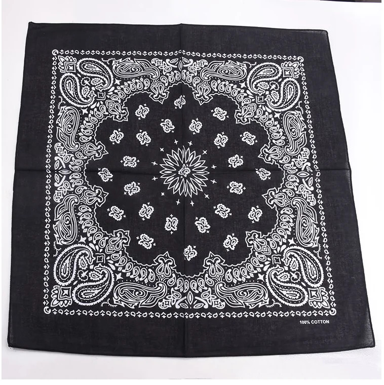 multifunctional custom paisley  cotton polyester  design your own face  bandana  scarf  printing