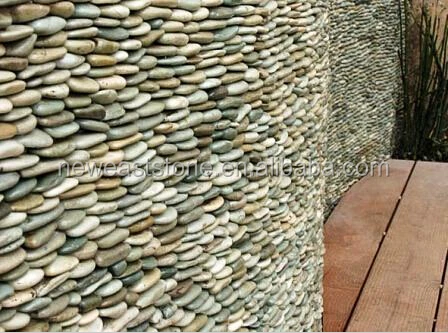 Cheap pebble stone mosaic wall finishes flooring tiles