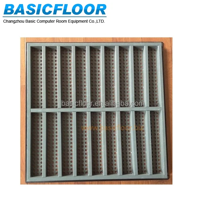High quality cheap server room steel dampers perforated raised floor