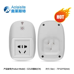 Factory US UK EU FR Smart Home Life Outlet Shell Wall Power Socket Switches WIFI Smart Plug Plastic Enclosure