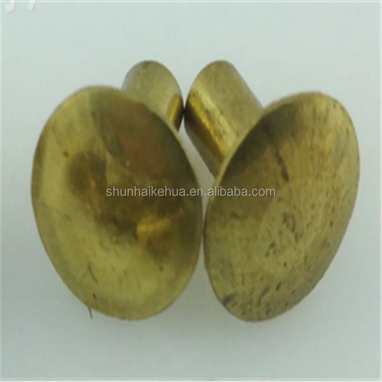 Factory wholesale Brass Copper Aluminum Semi Hollow Tubular Rivets