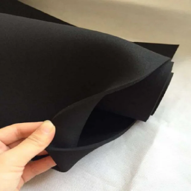 Soft Textile Super Stretch 100% SBR / SCR / CR Neoprene With Fabric