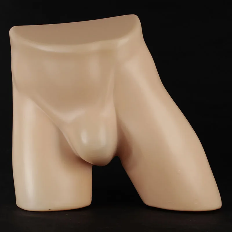XINJI Sexy Black Man Panties Mannequins Male Underwear Hip Torso Mannequin