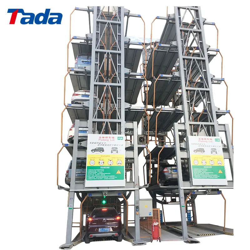 
Vertical rotary parking lift mechanical system 