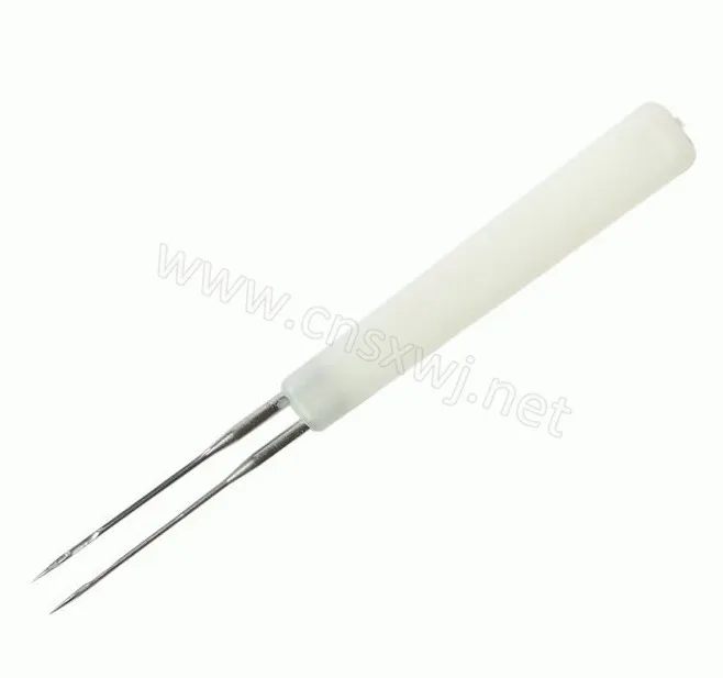 Poultry double needle plastic vaccination needles