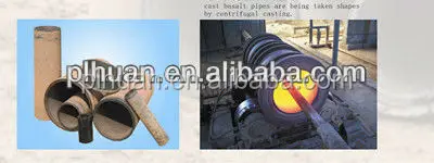 
Anti-abrasive and Corrosion cast basalt Pipes,cast basalt lining pipe 