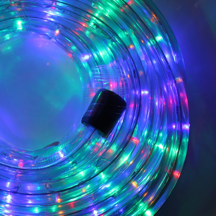 2020 PVC Multicolor Bicycle Decorative Light Led Working Lights Flat 3 Wires LED Rope Light