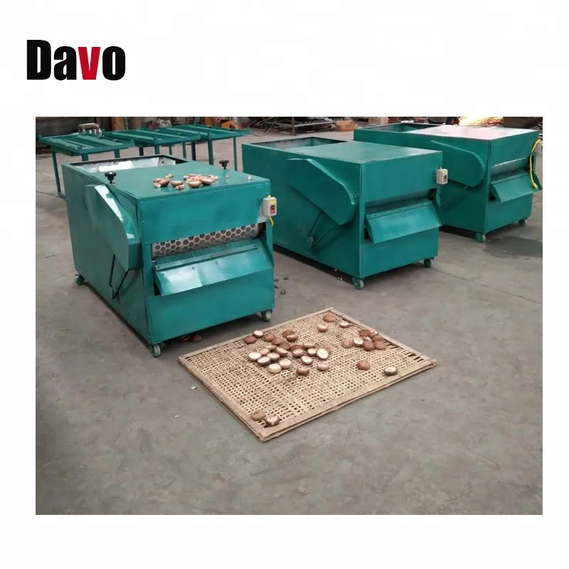 High Efficient Mushroom Stem Root Removal Cutting Machine  Mushroom Leg Separator Machine