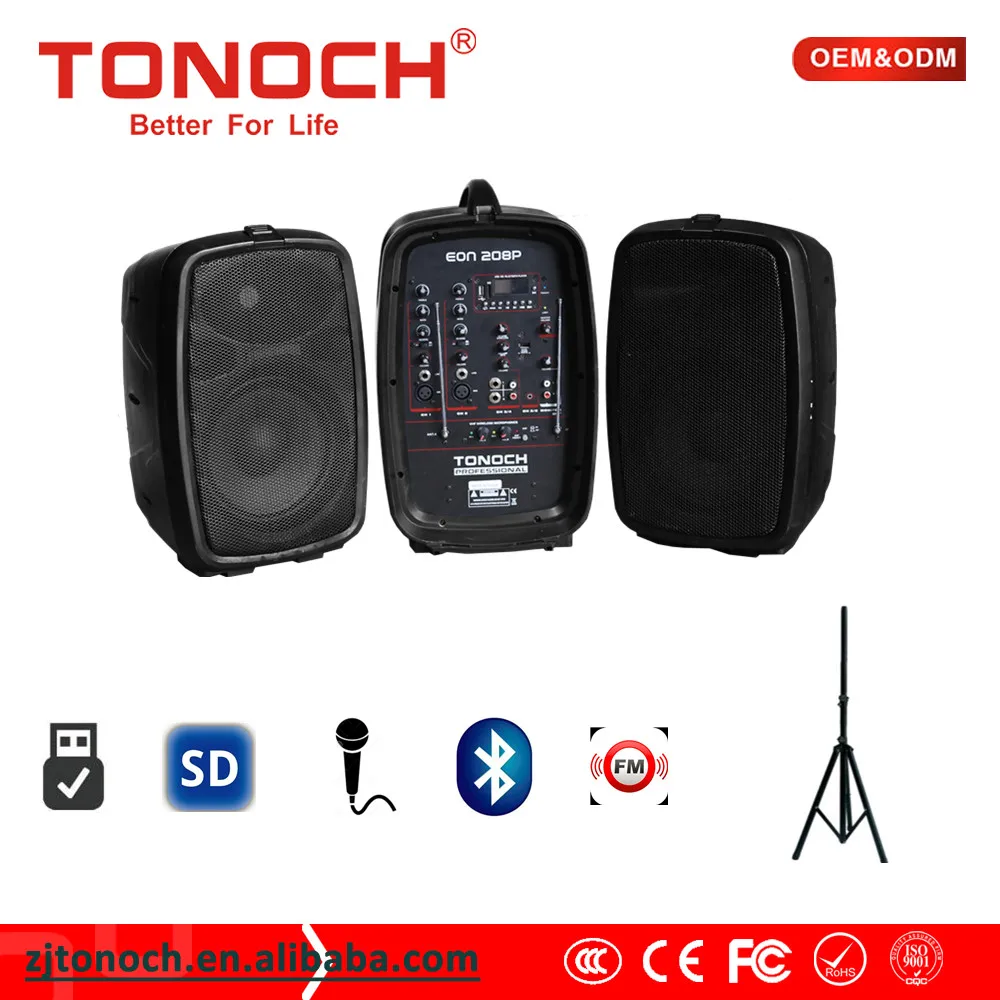 CE/ROHS high power pa system speaker