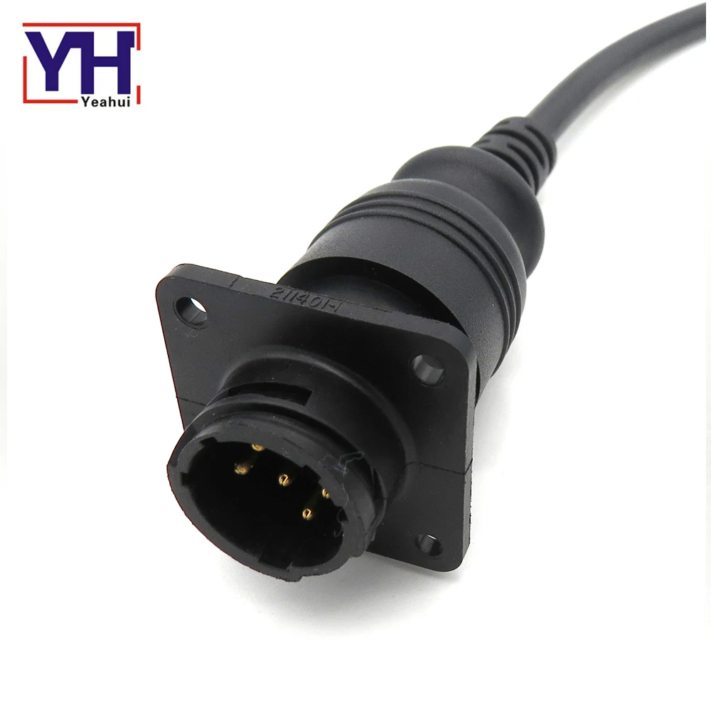 Размер 13-7 7-Pin фланцевое крепление cpc круговой сосуд разъем