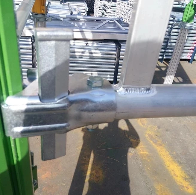 
Aluminum truss brace for shoring prop 