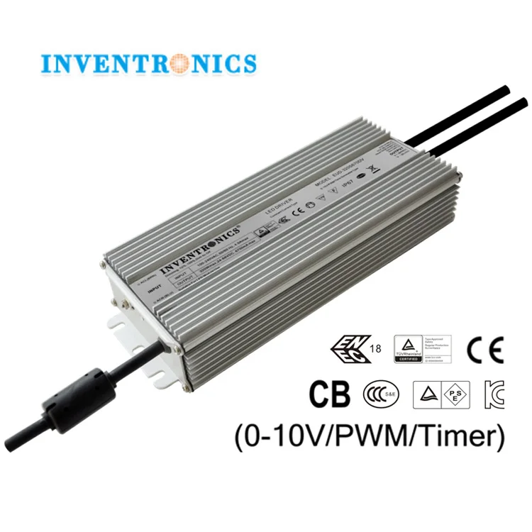 EUD-320S150DV Inventronics 300 Вт мА водонепроницаемый светодиодный драйвер с регулируемой
