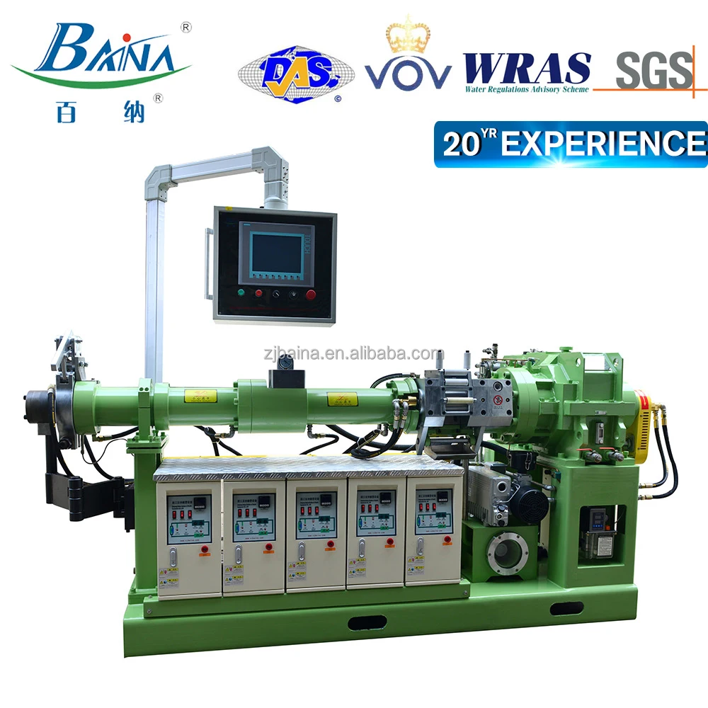 
Quality assurance epdm rubber extrusion vulcnaizing line extruder 