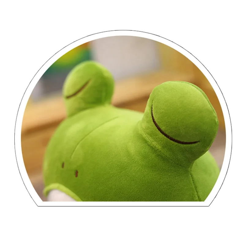 plush frog green toy stuffed animal pillow
