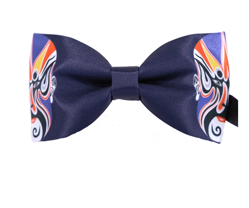 Fashionable Carton Character Print Boys Self Tie Bow Ties