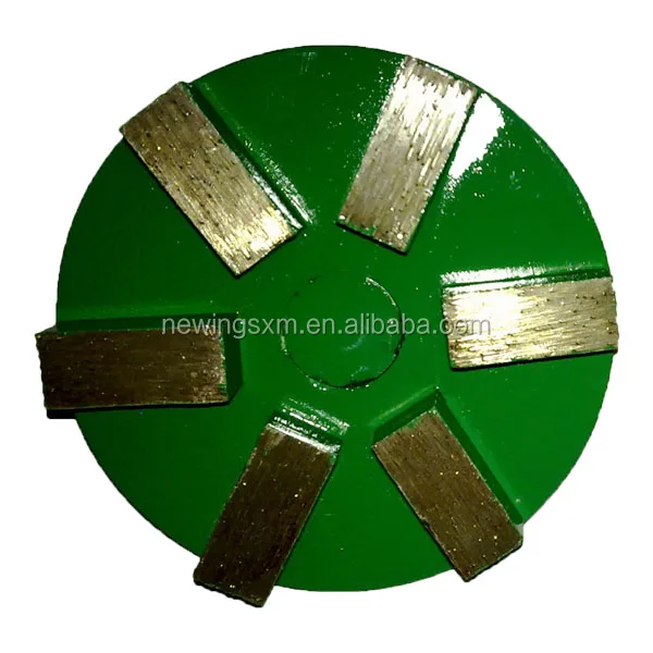 Manufacture metal werkmaster head grinding shoes disc for concrete polishing