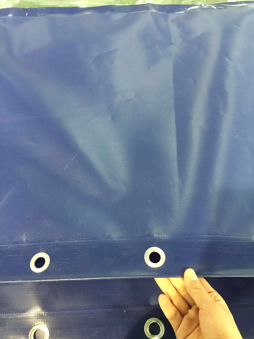 
18 oz transparent clear vinyl tarp boat cover 