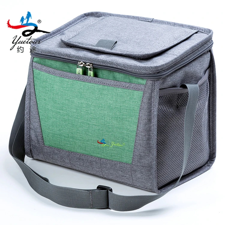 11L Foldable Square Insulated Mini Cooler Bag Insulated Lunch Bag