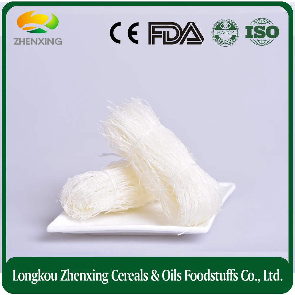 
Shandong Wholesale Low Fat Gluten Free Pea Starch Longkou Vermicelli 