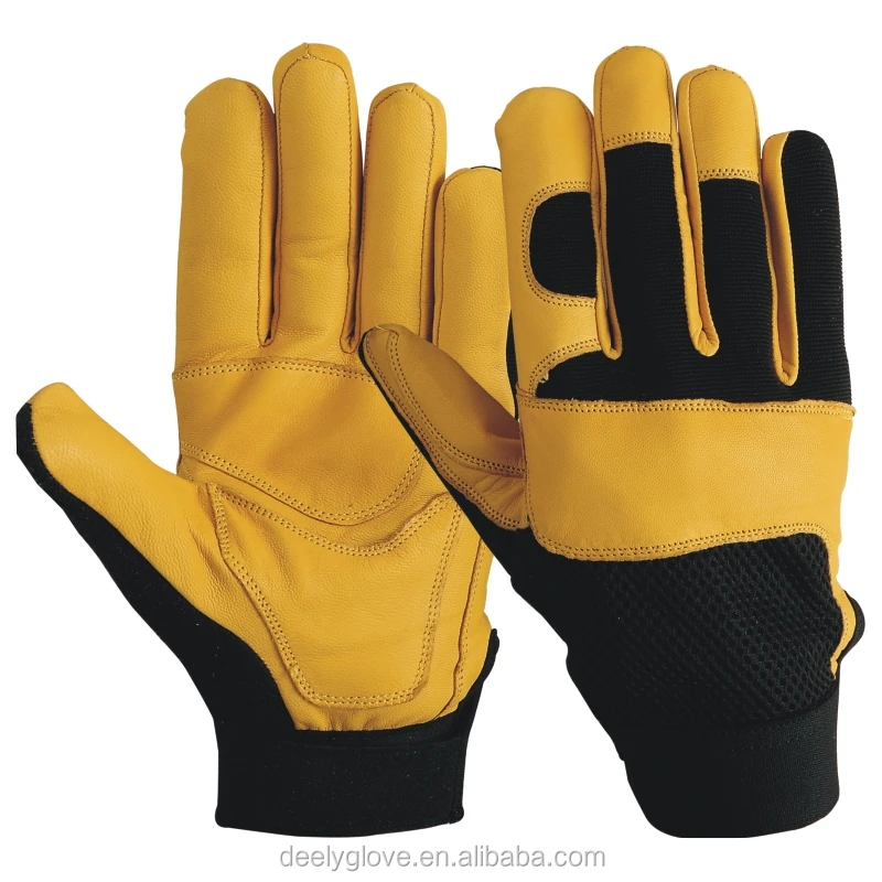 High Quality Leather Safety Drivers Gloves/Mechanics Gloves