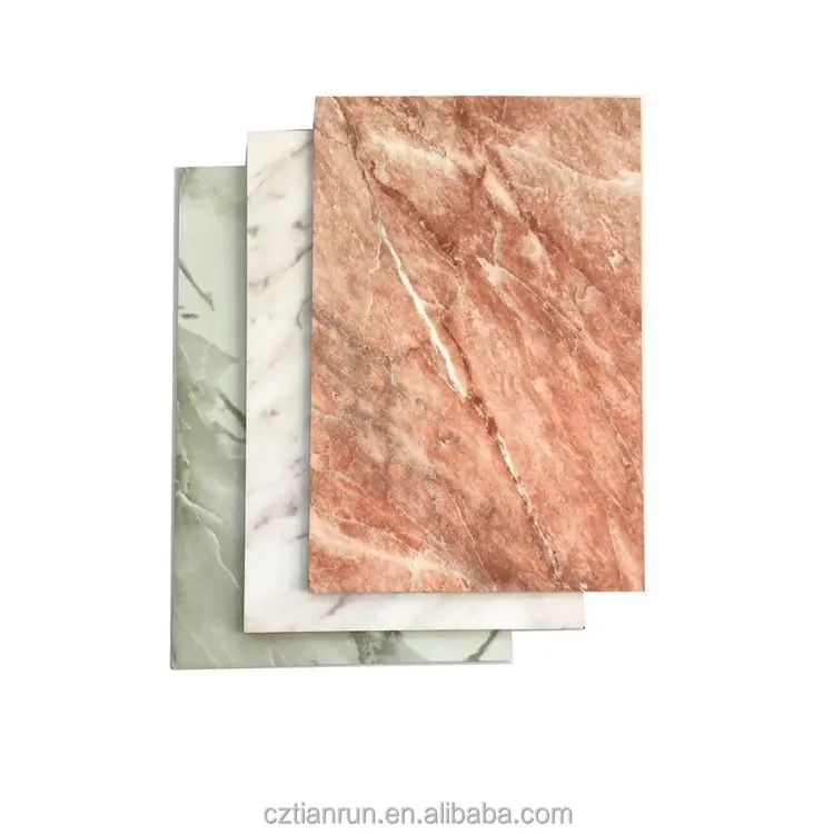 Stone imitation glossy finish compact HPL board