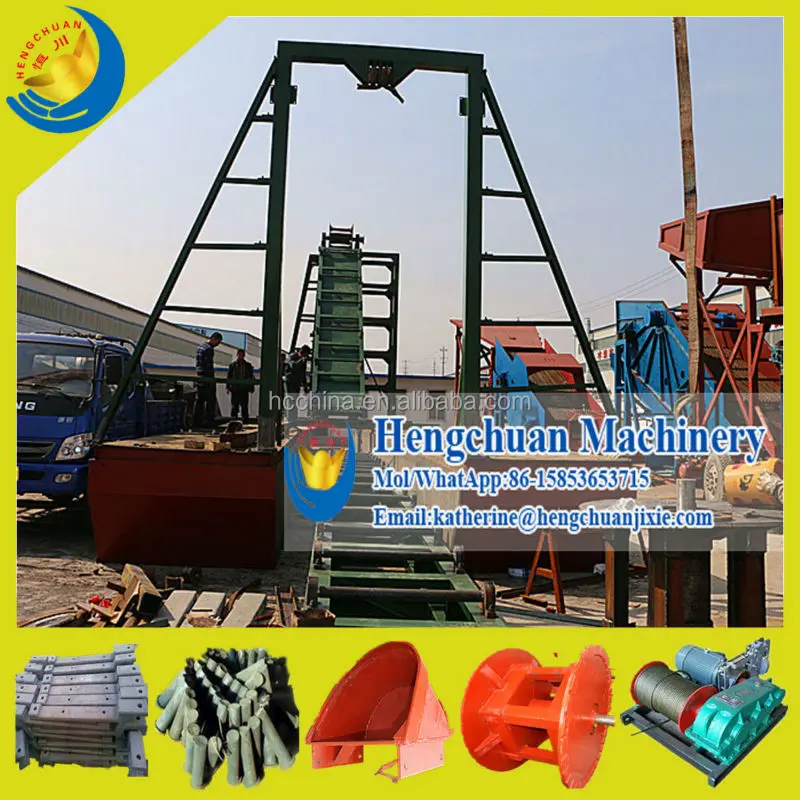 
Chinese Factory Price High Capacity Sand Gold Chain Bucket Dredger for Sale 