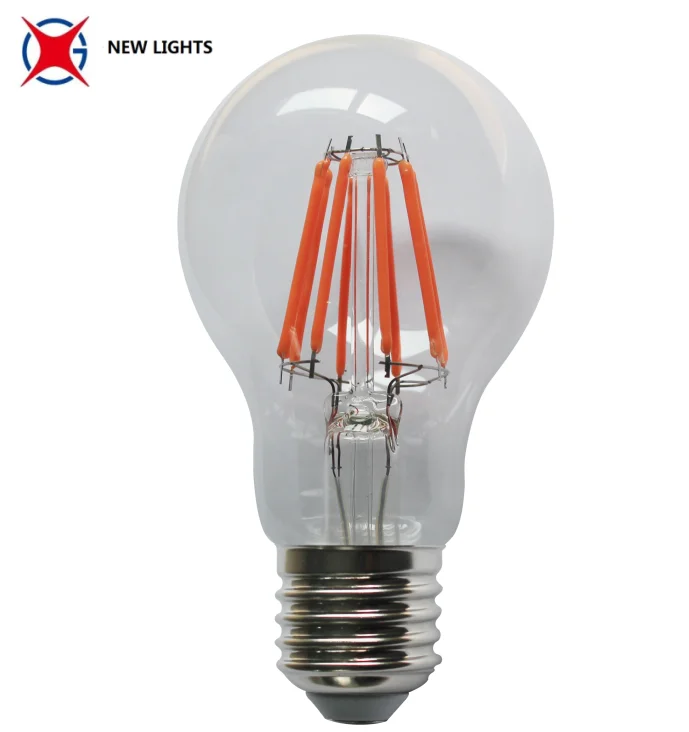 Planting Factory Led Filament Bulb A60 A19 2W 4W 6W 8W E27 Hydroponic Led Grow Light Full Spectrum