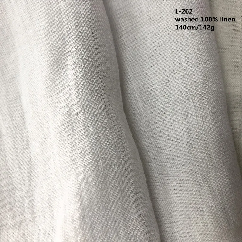 
Washed 100% Linen Fabric 142gsm In Stock ,Solid Color Linen Fabric For Men Shirt 