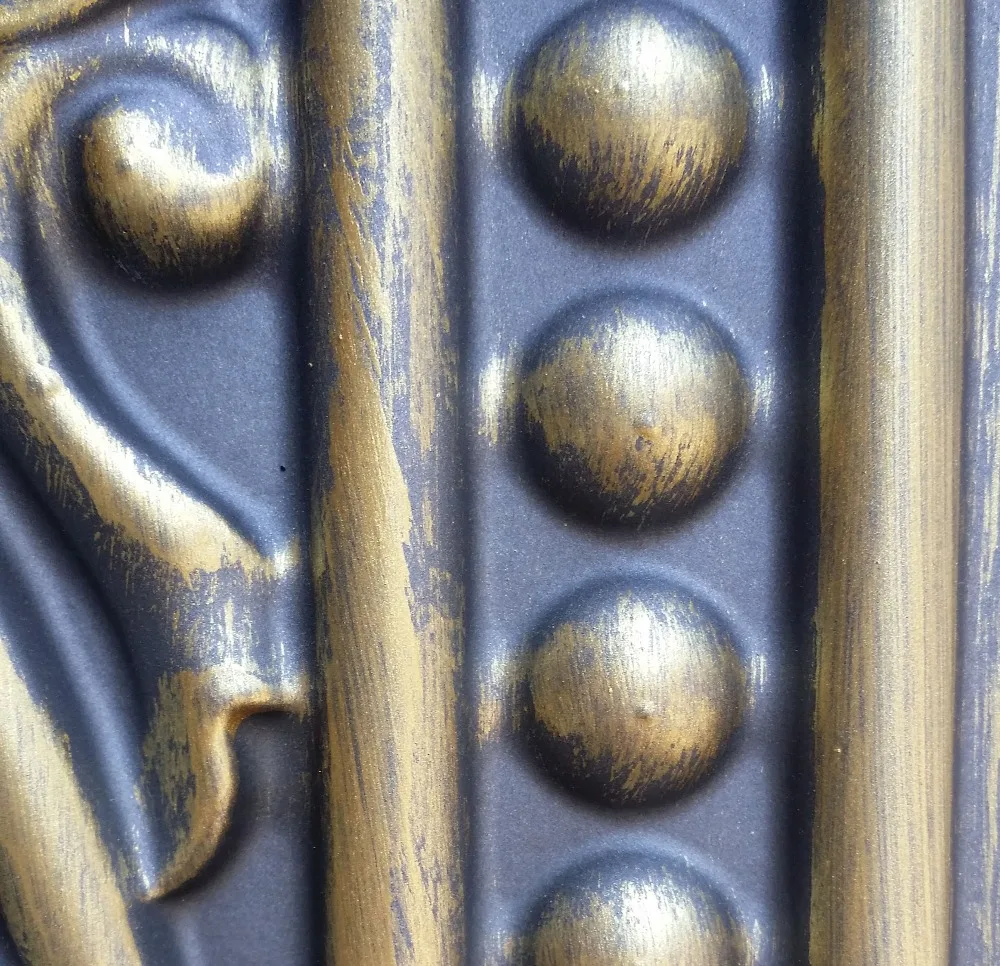 PL17 Faux tin finishes Art style 3D embossed ancient ceiling tiles store shopping pub cafe club decor wall panels