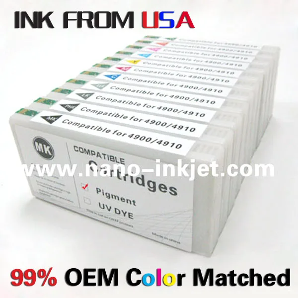 
for epson Stylus Pro 4900/4910 printer T6551 T6531 compatible cartridge 