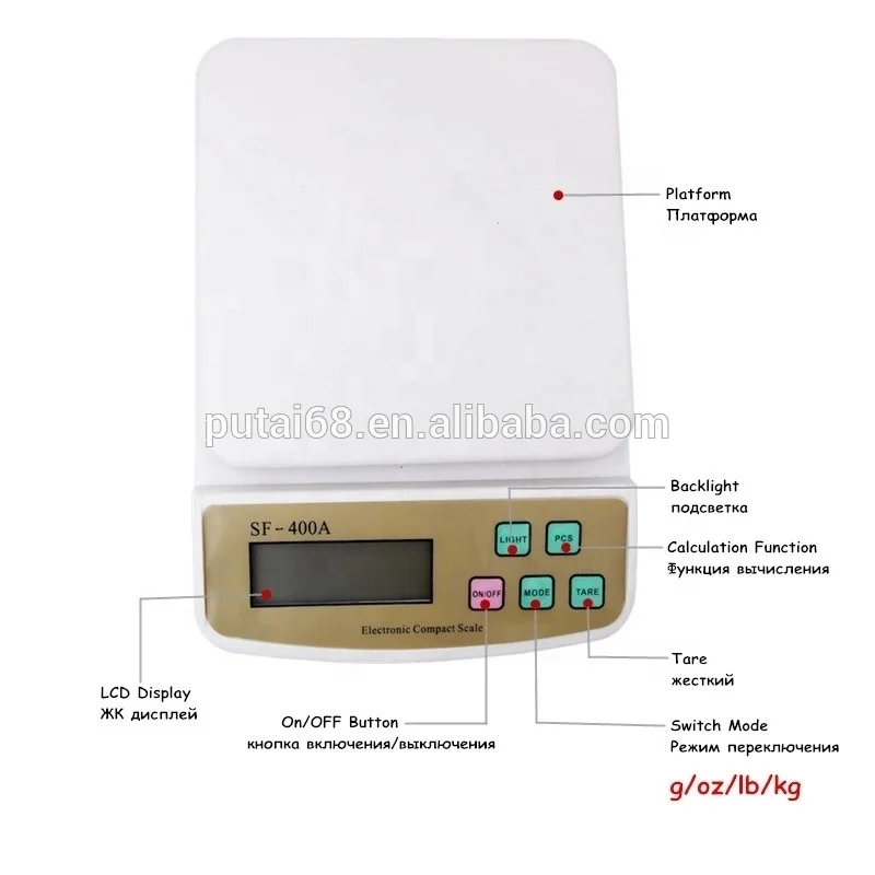 SF-400A manual kitchen scale 1kg 0.1g weighing scales PT-265