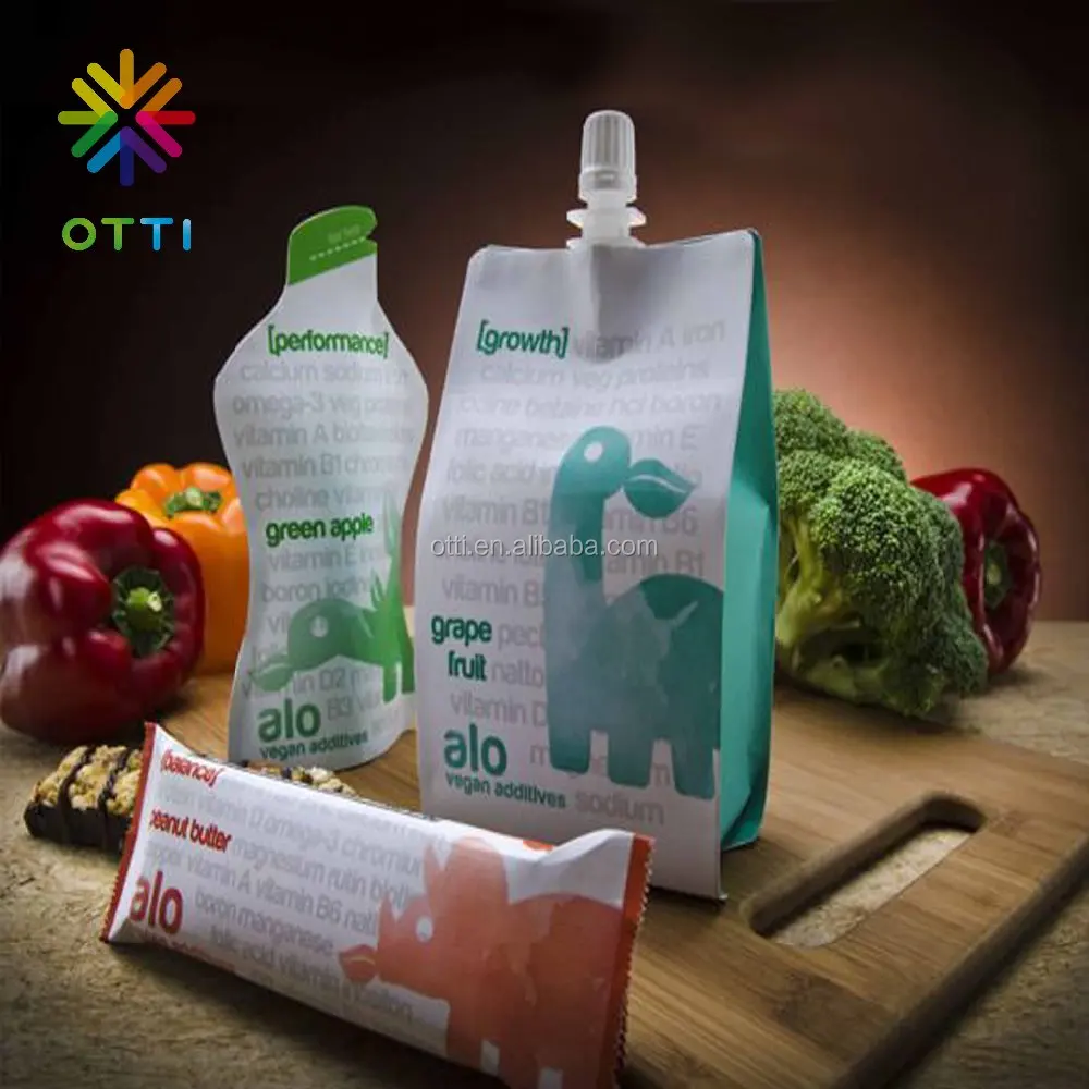 
plastic water pouch Milk/ soy milk packaging plastic bag spout pouch 