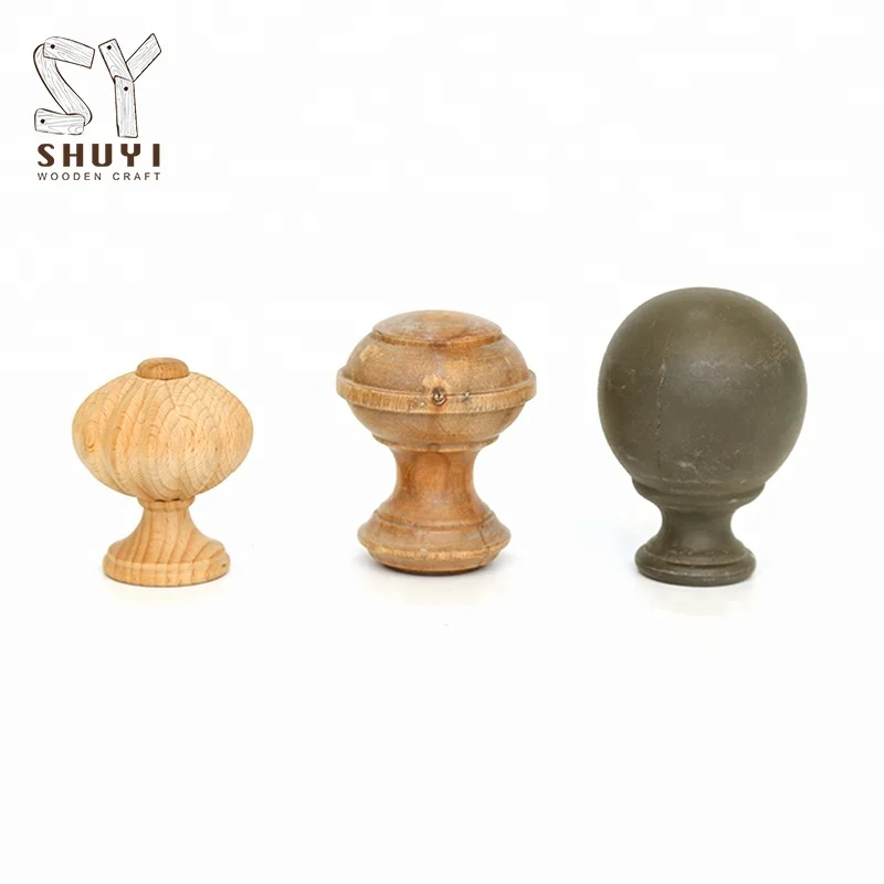 Простой Круглый Деревянный Карниз головы