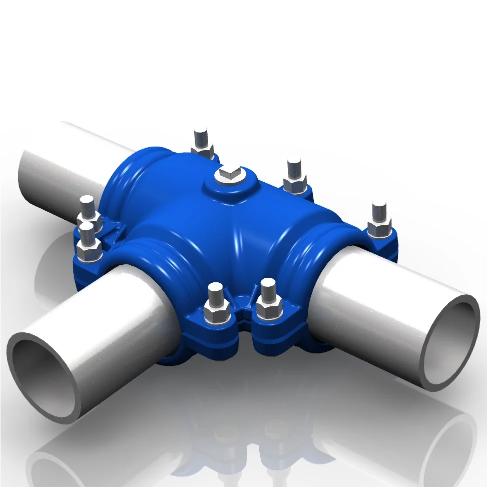 Water leak repair / Tee clamp for Tee section of Galvanized pipes