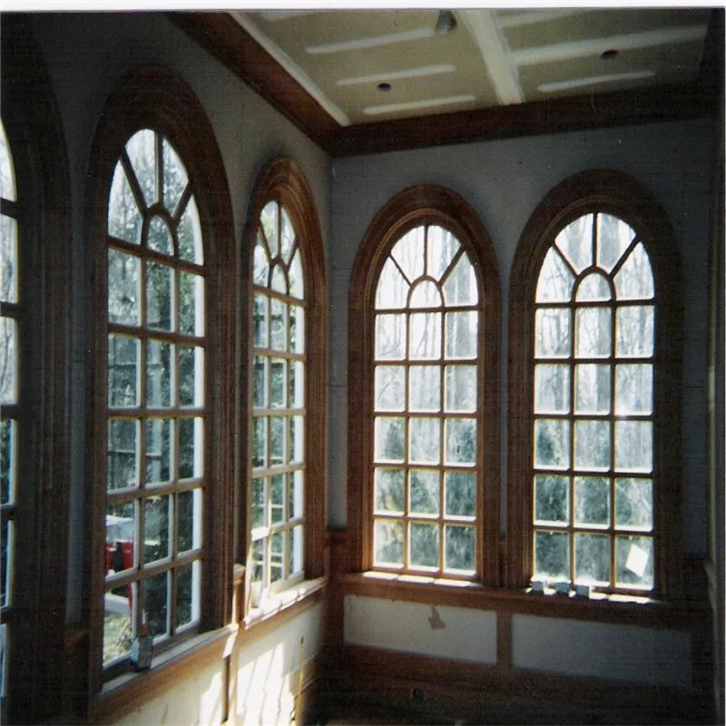 Aluminum fixed panel window with double insulated glazing