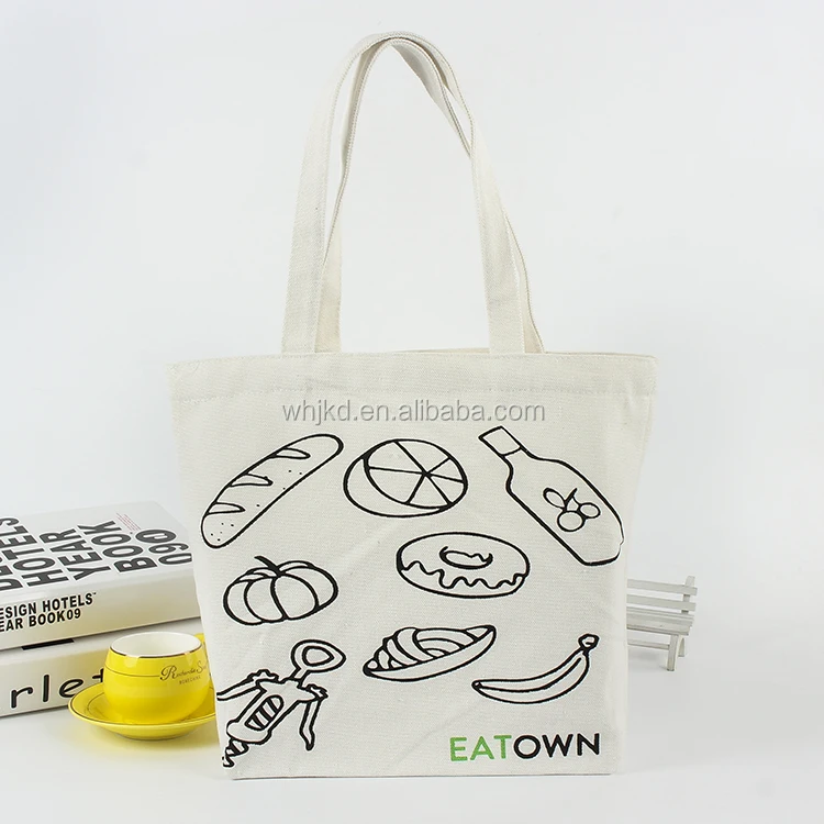 Customizable Women Eco Canvas Shopping bag Handbags