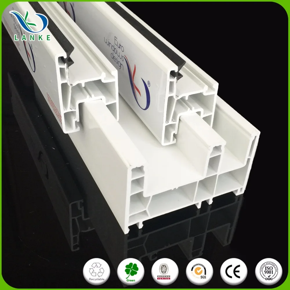 Anti-uv white profile upvc