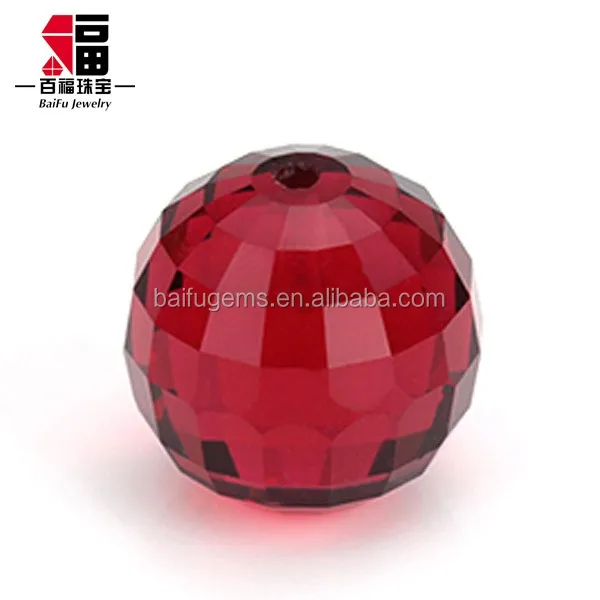 Стеклянные бусины для ювелирных изделий с круглым окошком красного цвета отверстием перфорацией 3 #