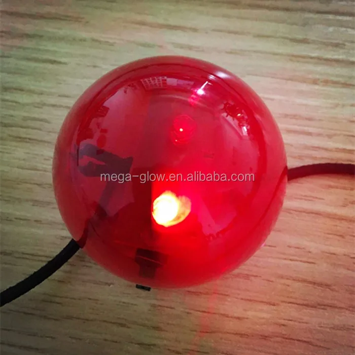 Flashing Light Up Led Plastic Clown Nose Funny Clown Nose Cosplay Red Nose Secret