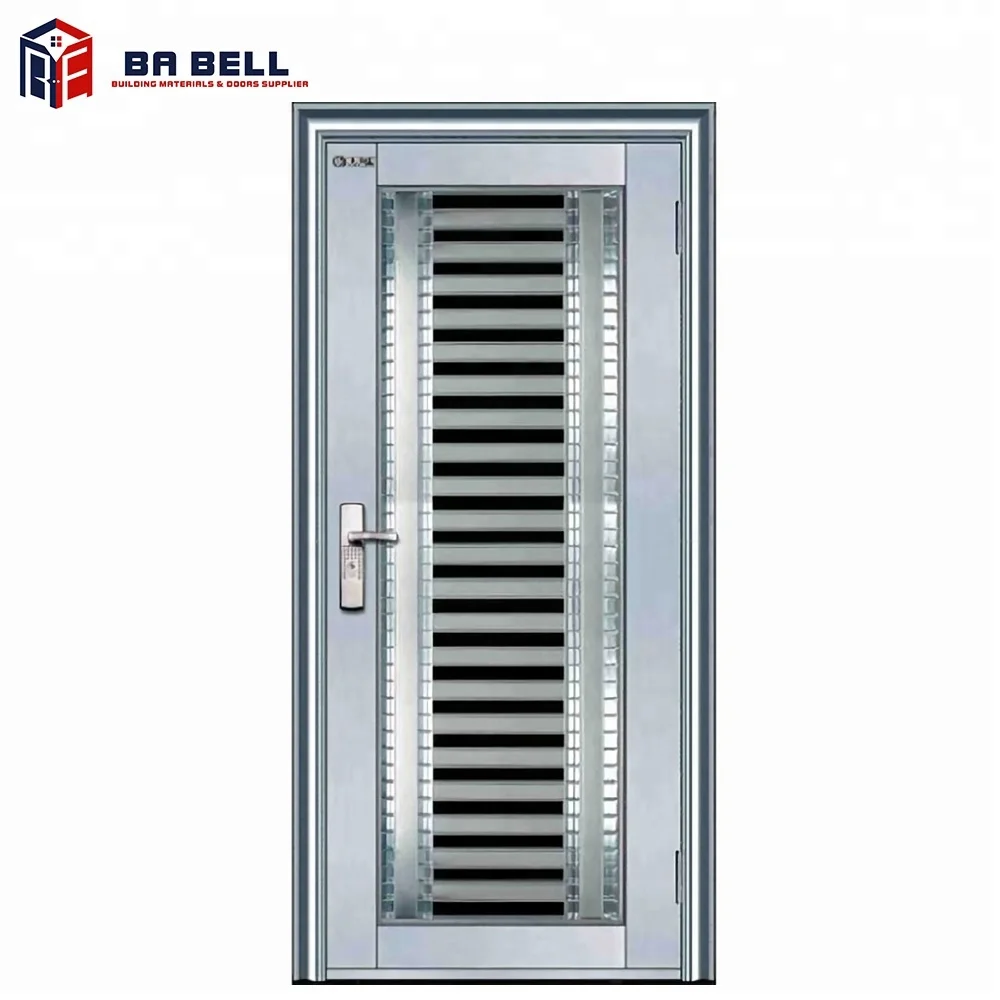 Finished Surface Finishing And Stainless Steel Door Material Used Metal Security Doors Interior Door