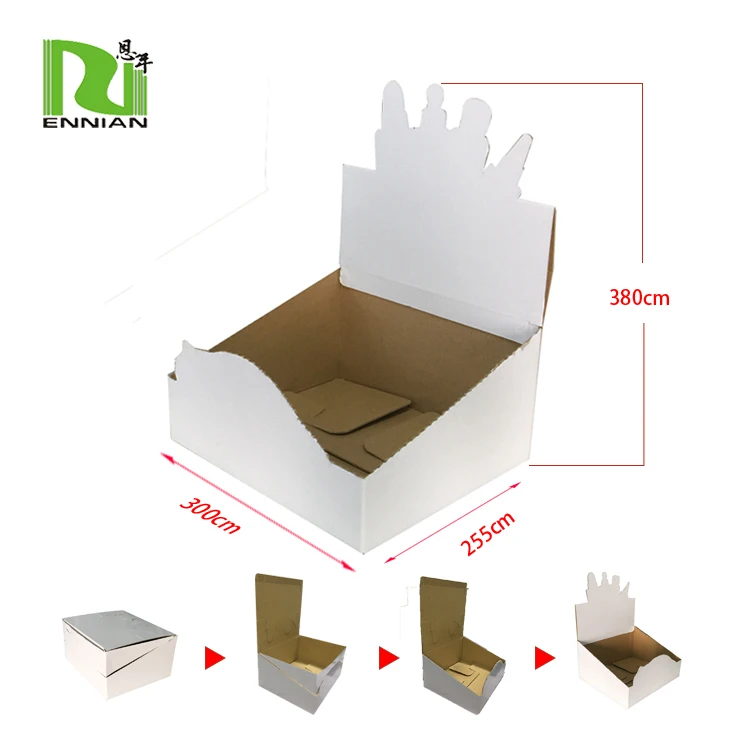 counter display cardboard counter top display for pen