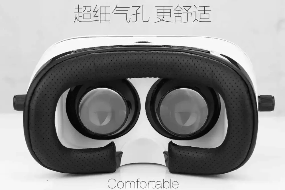 VR headset version 5 with remote and transparent glass