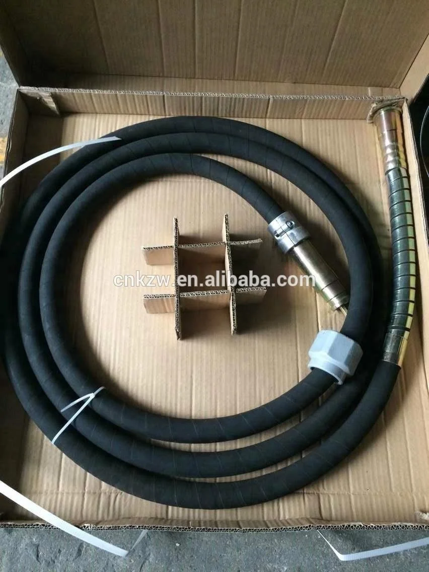 Dynapac type concrete vibrator flexible shaft 1m to 12m flexible drive shaft