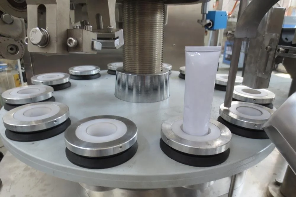 Top quality piston pump full automatic filling machine 502 glue aluminum tube filler and sealer