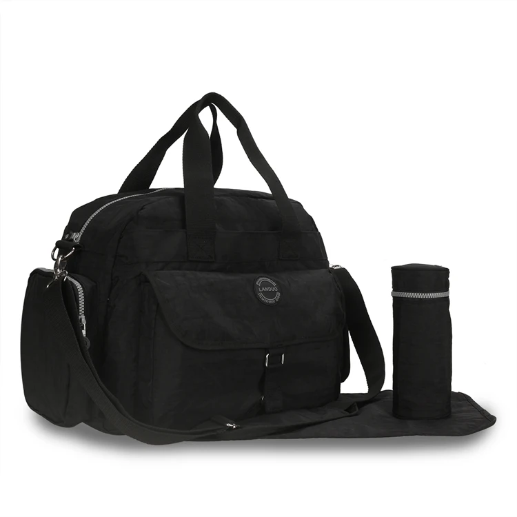 Elegant design fashion custom large capacity waterproof lightweight simple bay diaper mummy shoulder fashion tote bag crossbody