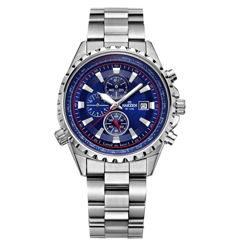 
Own Brand Watches Quartz Steel Men Luxury Brand Wristwatch Custom Made Wrist Japan 2019 Stainless Steel Custom Box Packing VC02 